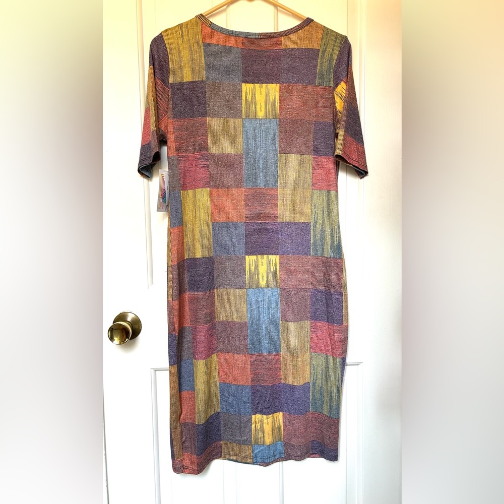 Vintage Lu La Roe NWT Colorful Patchwork Dress Sz L